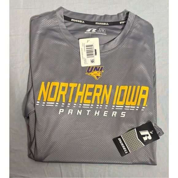 Russell Athletic Other - Northern Iowa Panthers Men's Short Sleeve T Shirt Gray Size Large Russell Athlet